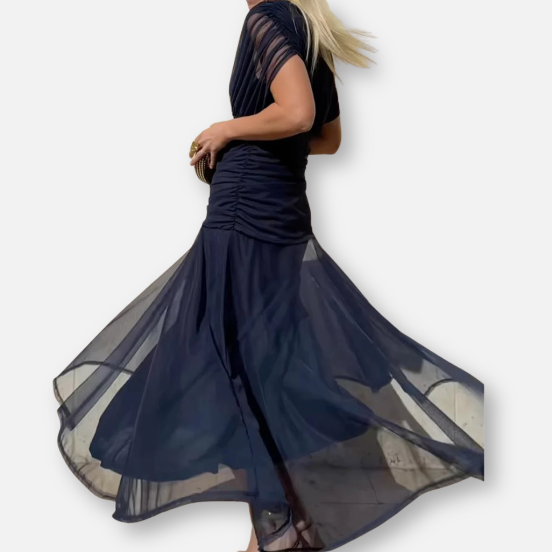 Elysea™ Luna - Elegant Dress With V-Neckline