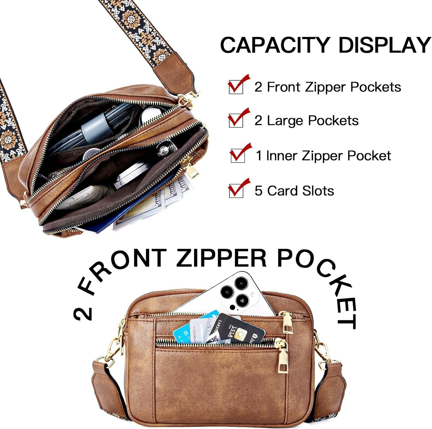 Camilla™ Refined Leather Shoulder Bag