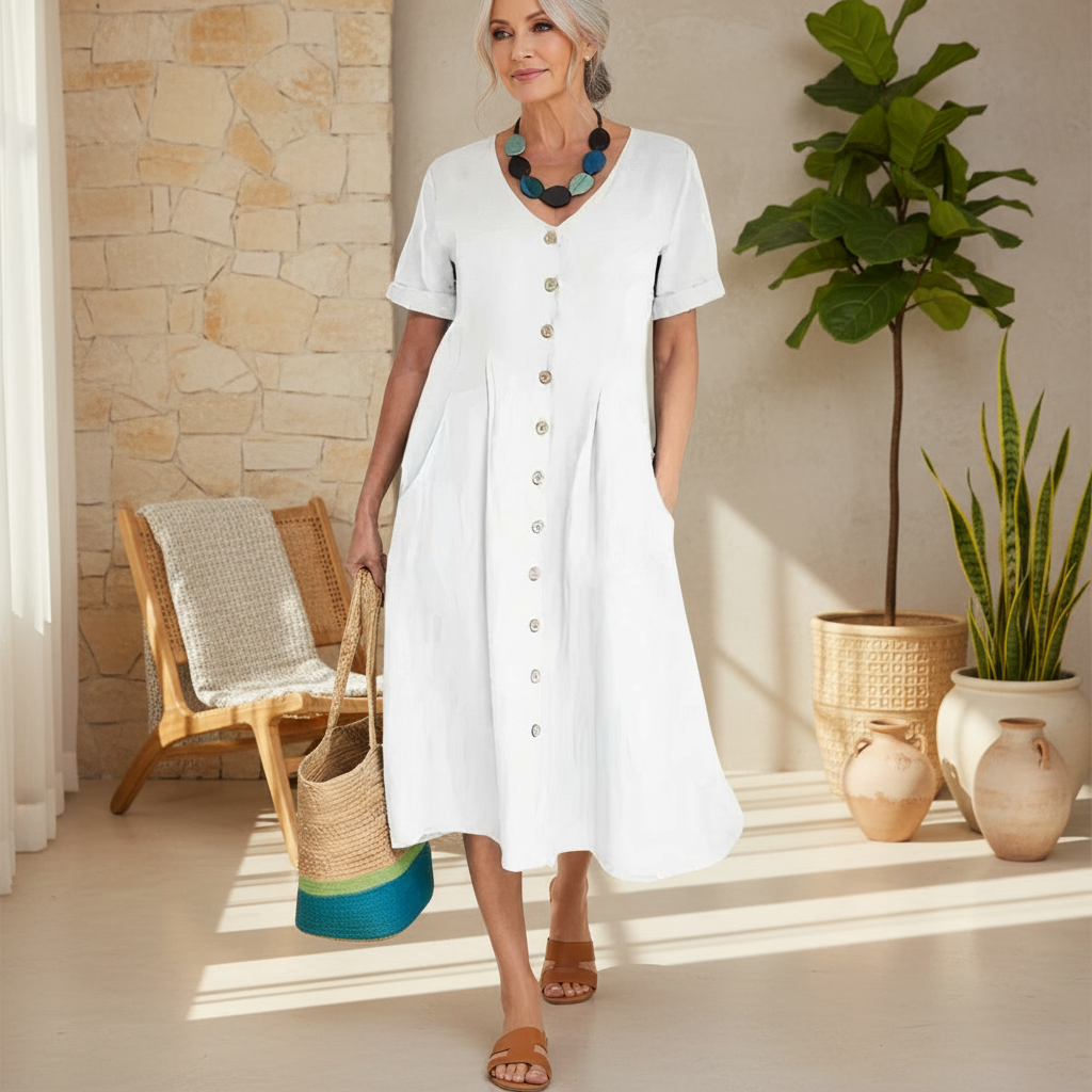 Briar - Effortless Buttoned Dress
