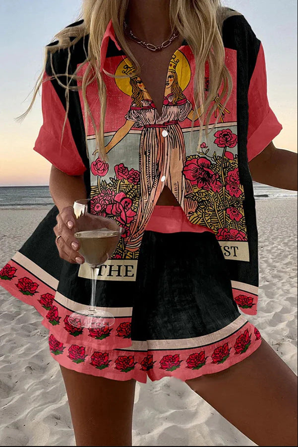 Yseline – Short Set in Virgin Pink