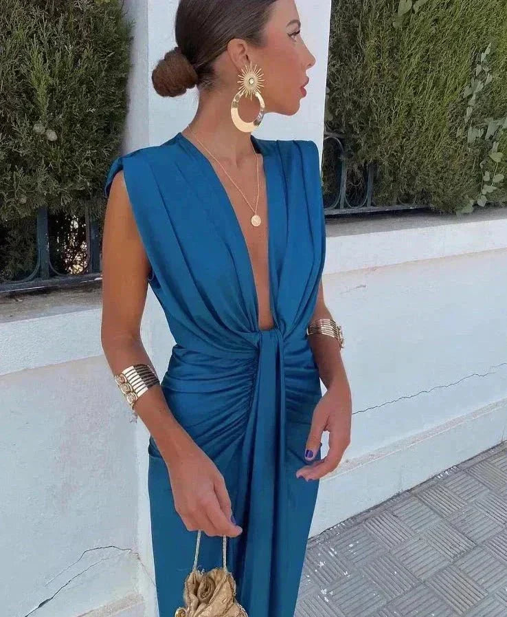 Cordelia | Elegant Draped Dress