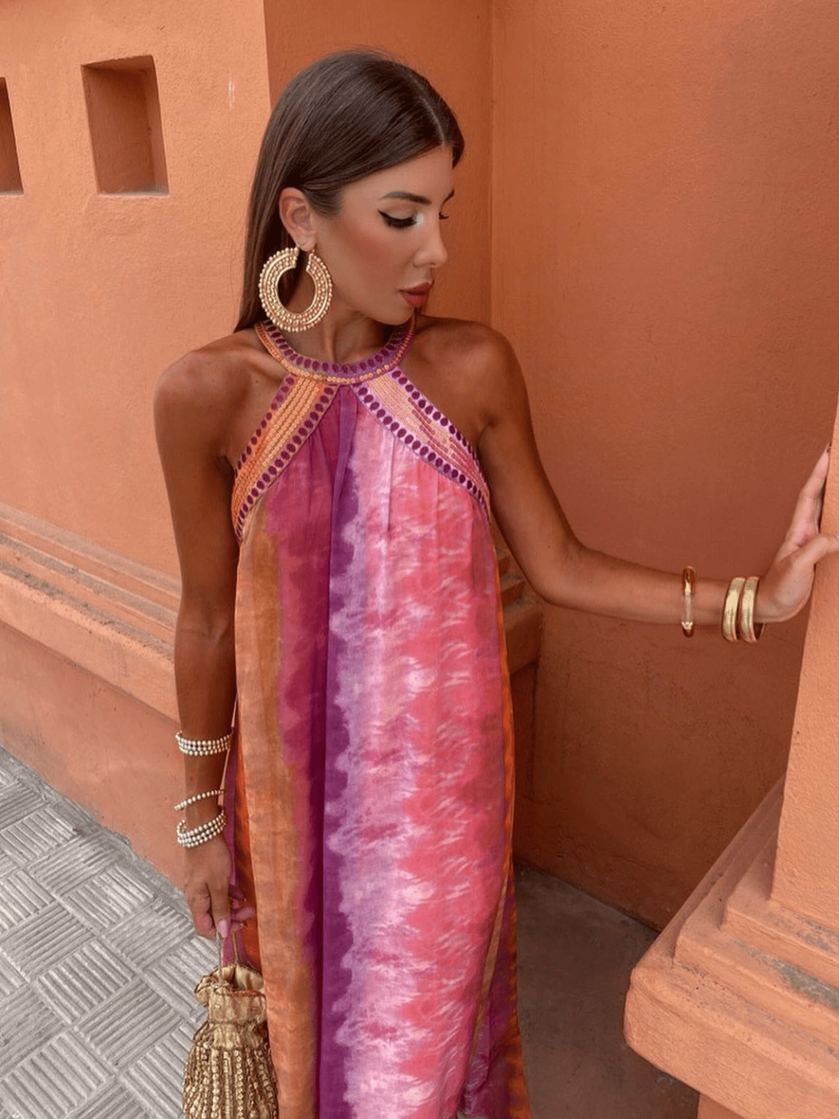 Luciana™ | Summer Dress with Ombre Effect