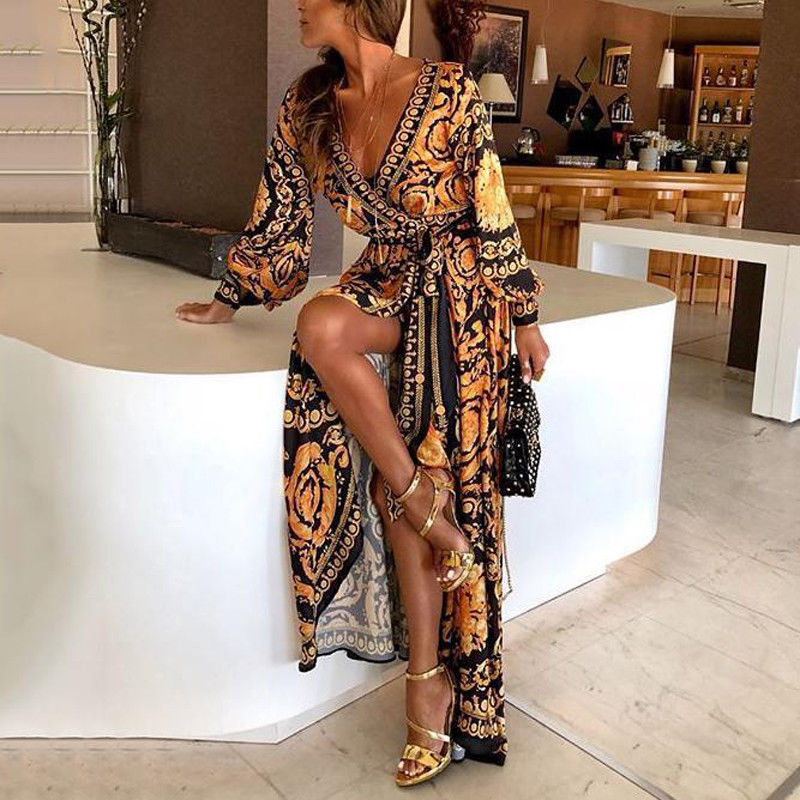 Faye - Boho Printed Dress